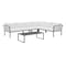 Manhattan Comfort Sunnyside Corner Patio Conversation Set with Table in Grey on White OD-CV026-WH - alternate 6